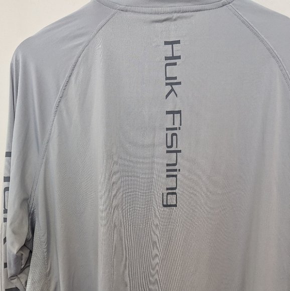 Huk Fishing Pursuit Performance Crew Long Sleeve Shirt - Picture 9 of 11